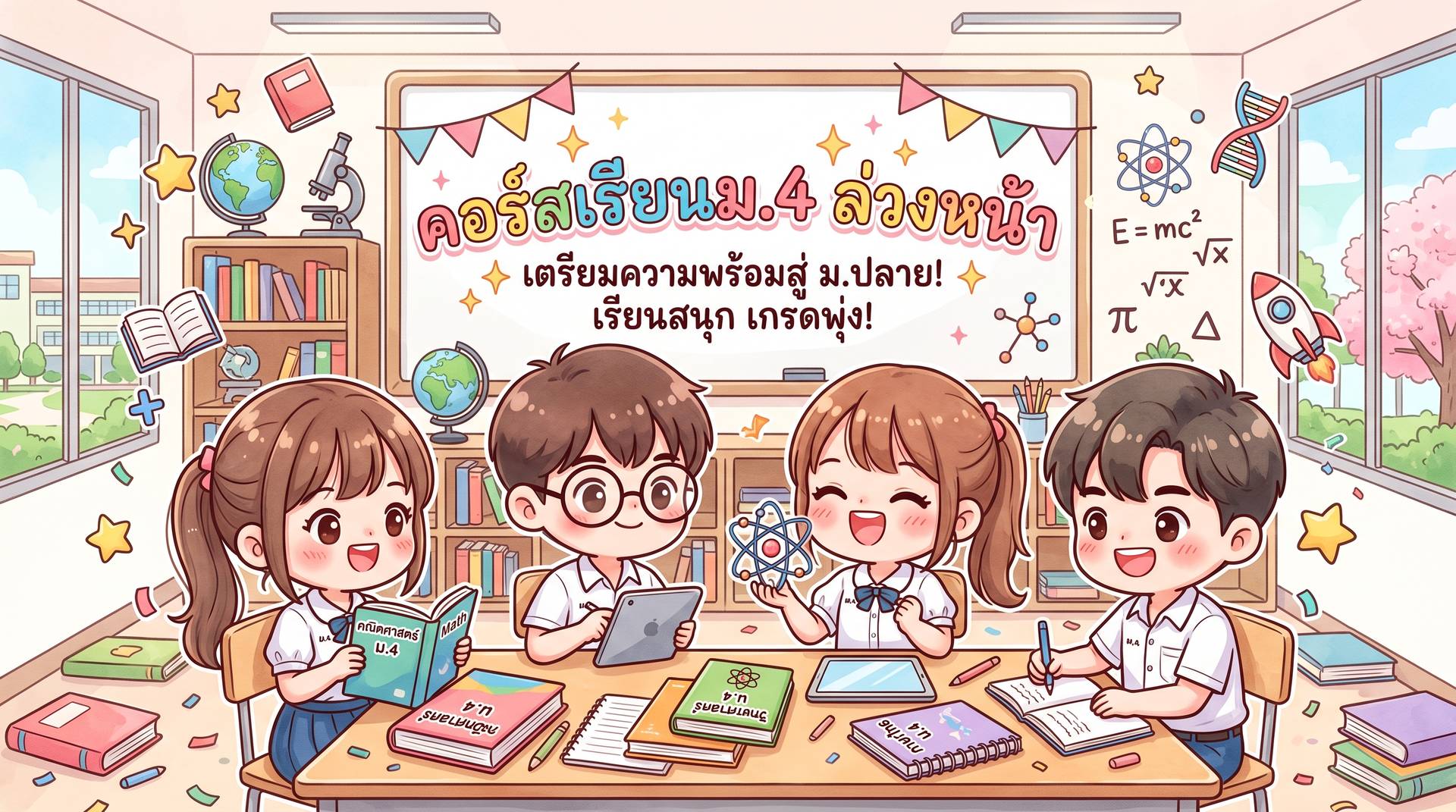 คอร์สเรียนม.4 ล่วงหน้า