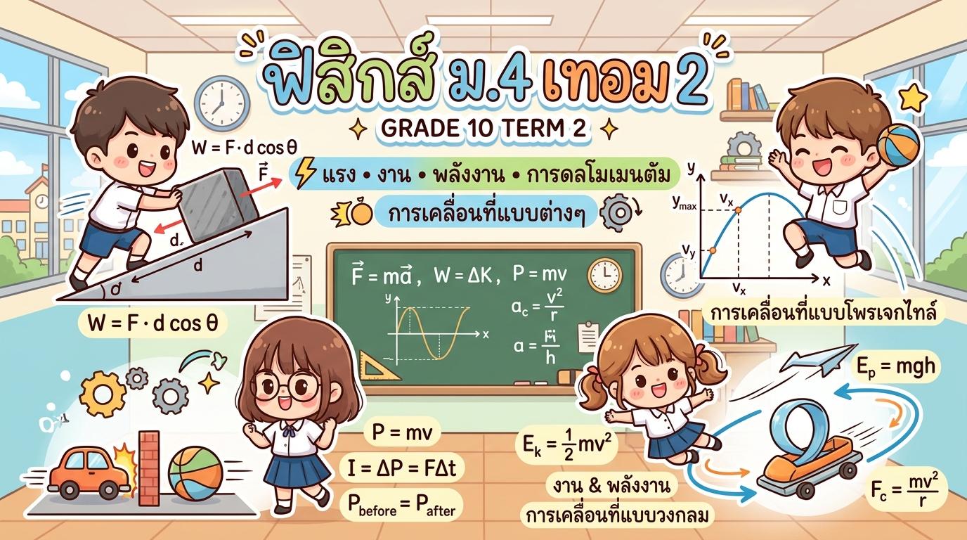 ฟิสิกส์ ม.4 เทอม 2